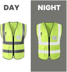 Ziota High Quality(220 gsm) Multi Pocket Reflective Safety jacket EN Standard